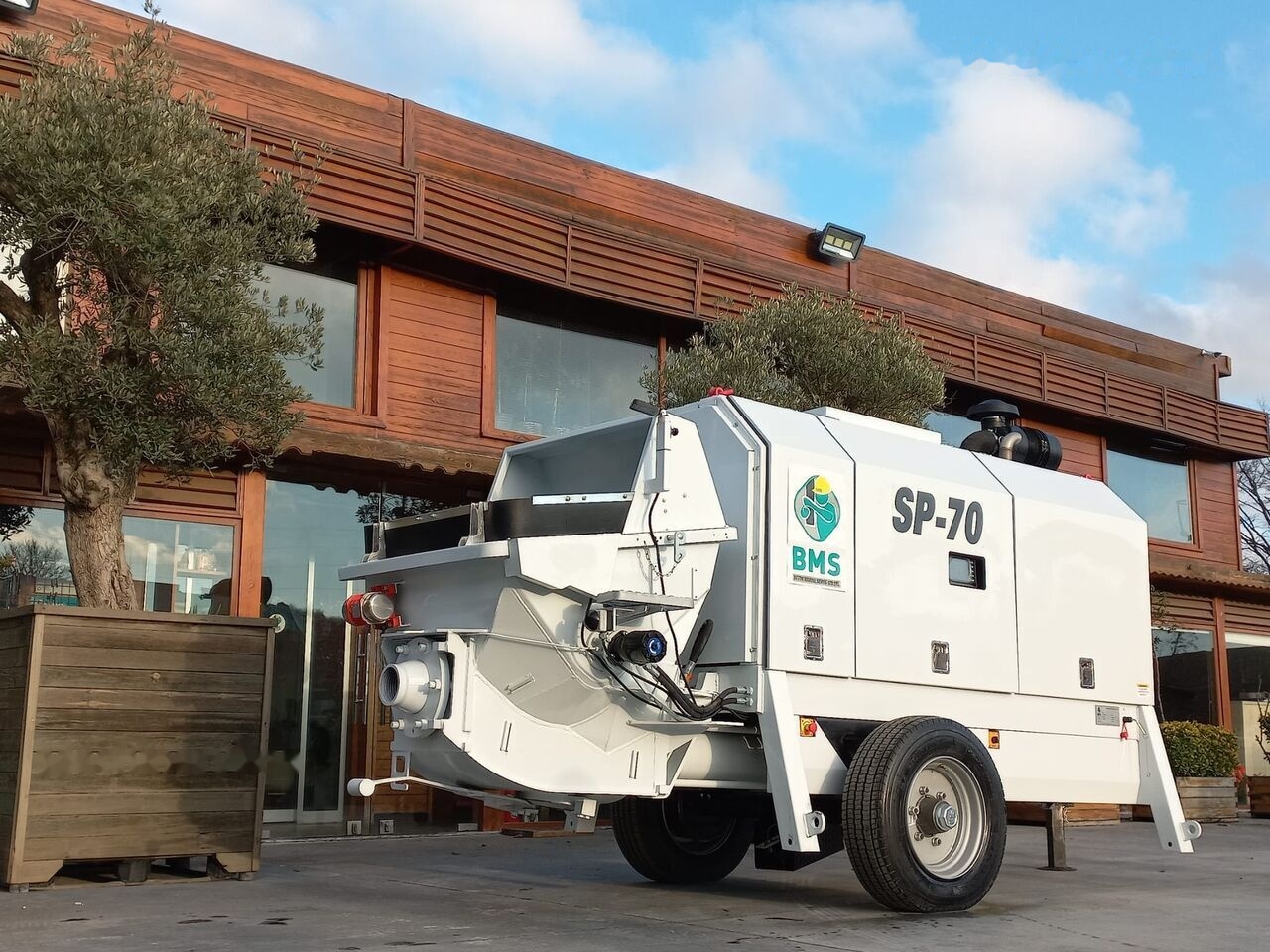 Pompe à béton stationnaire neuf BMS BSP SP70: photos 8