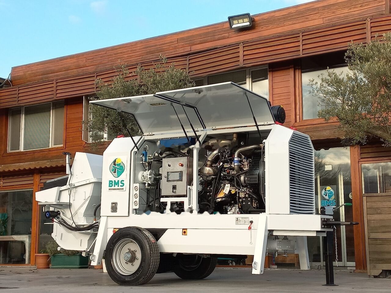 Pompe à béton stationnaire neuf BMS BSP SP70: photos 11