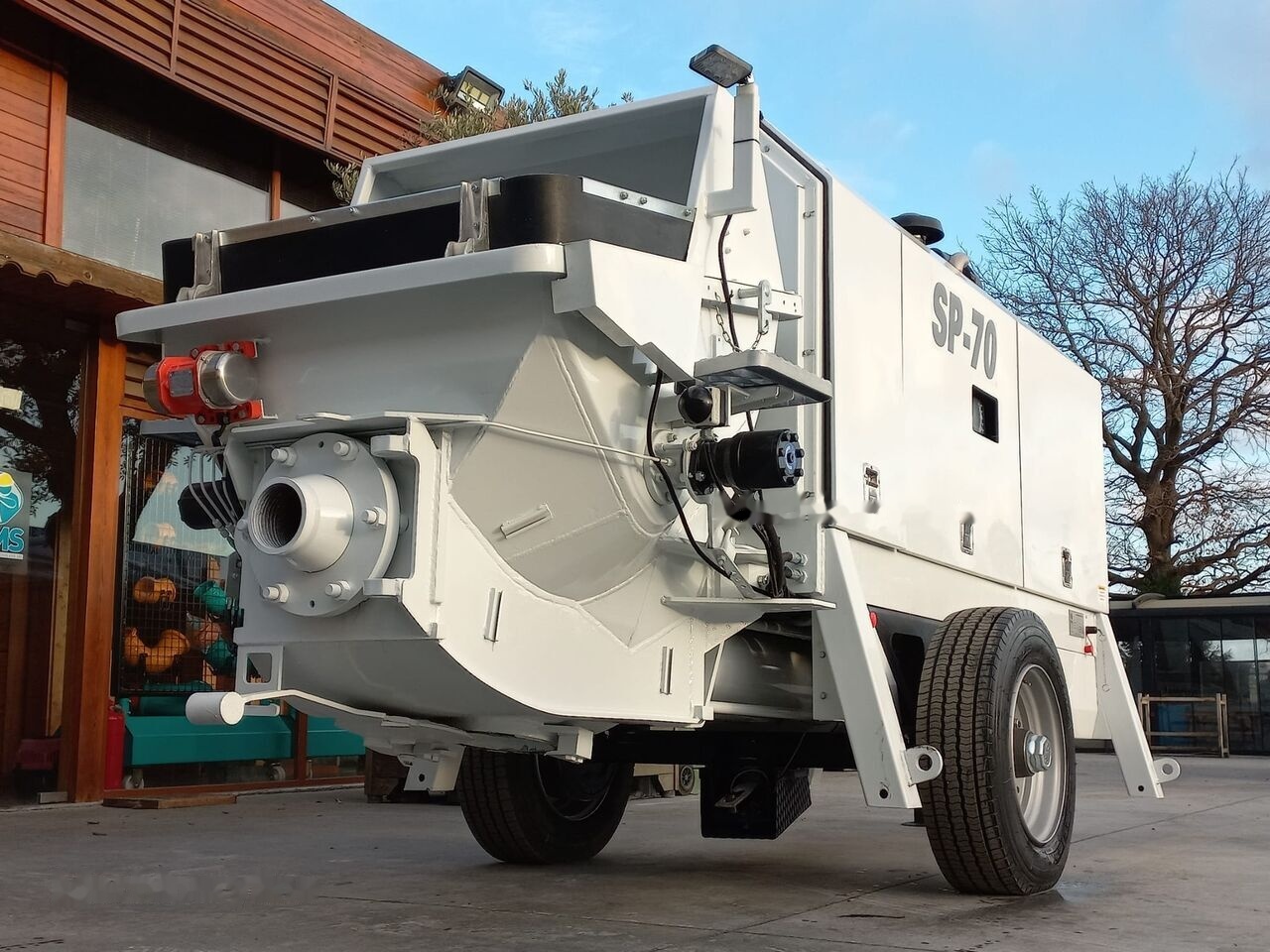 Pompe à béton stationnaire neuf BMS BSP SP70: photos 10