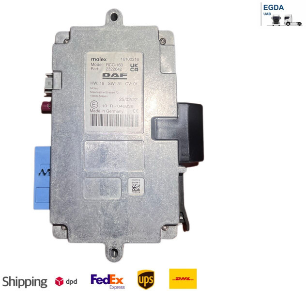 DAF Molex RCC-160 - Bloc de gestion: photos 1 DAF Molex RCC-160 - Bloc de gestion: photos 1