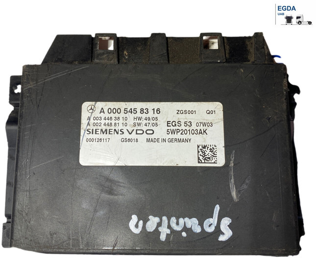 Mercedes-Benz SPRINTER - Bloc de gestion: photos 1 Mercedes-Benz SPRINTER - Bloc de gestion: photos 1