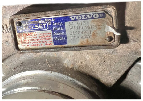 Volvo - Turbocompresseur: photos 4 Volvo - Turbocompresseur: photos 4