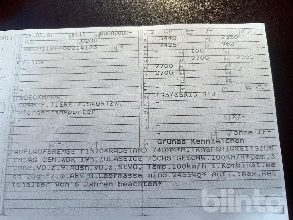 Böckmann P11SP (2001) - Remorque plateau: photos 5 Böckmann P11SP (2001) - Remorque plateau: photos 5