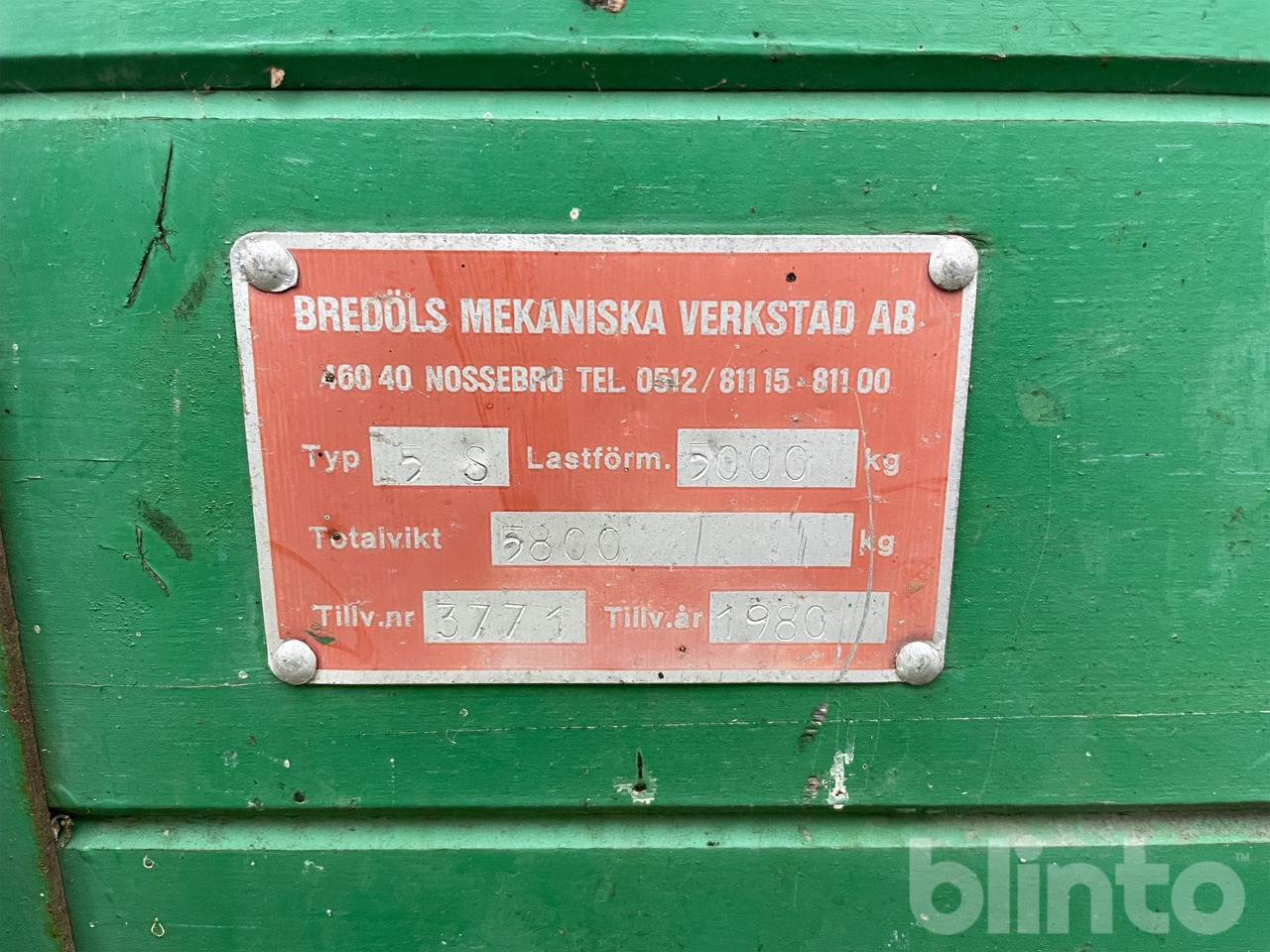 Bredöls 5 S - Remorque benne: photos 4 Bredöls 5 S - Remorque benne: photos 4