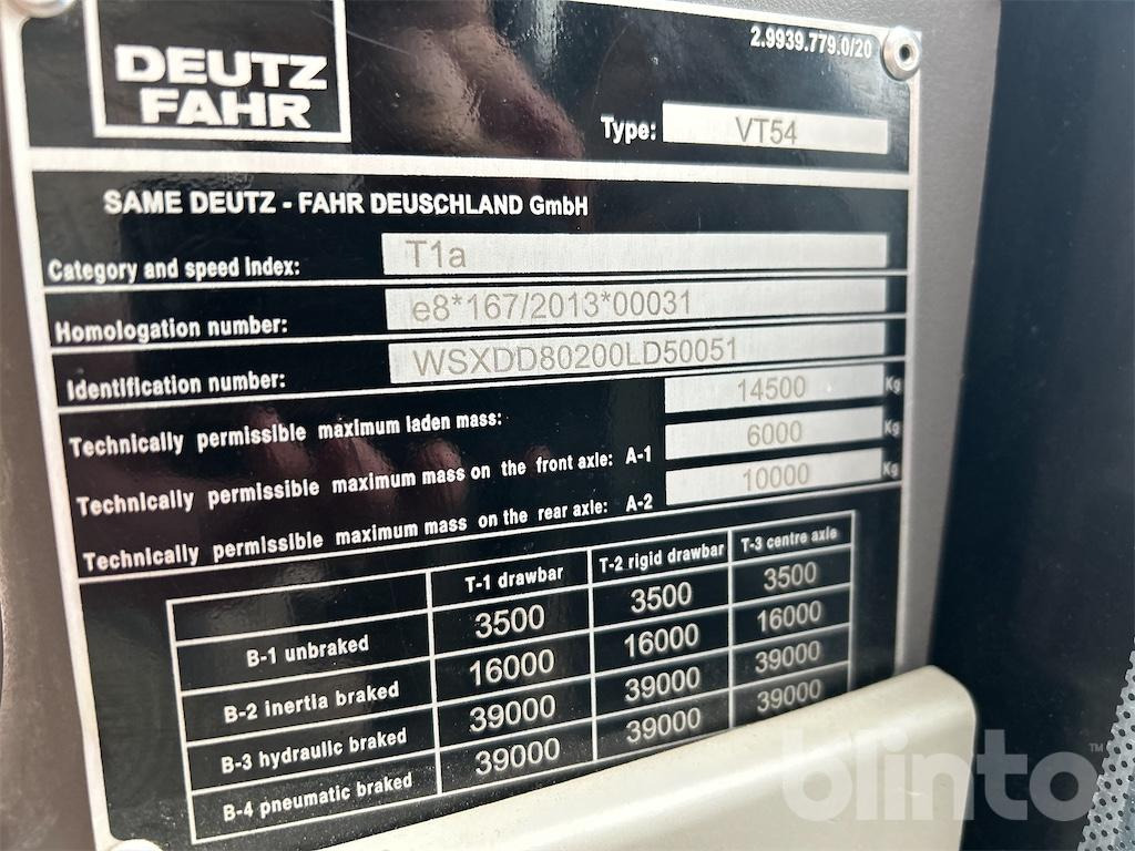 Deutz Fahr VT54 (7250 TTV Warrior) - Tracteur agricole: photos 5 Deutz Fahr VT54 (7250 TTV Warrior) - Tracteur agricole: photos 5
