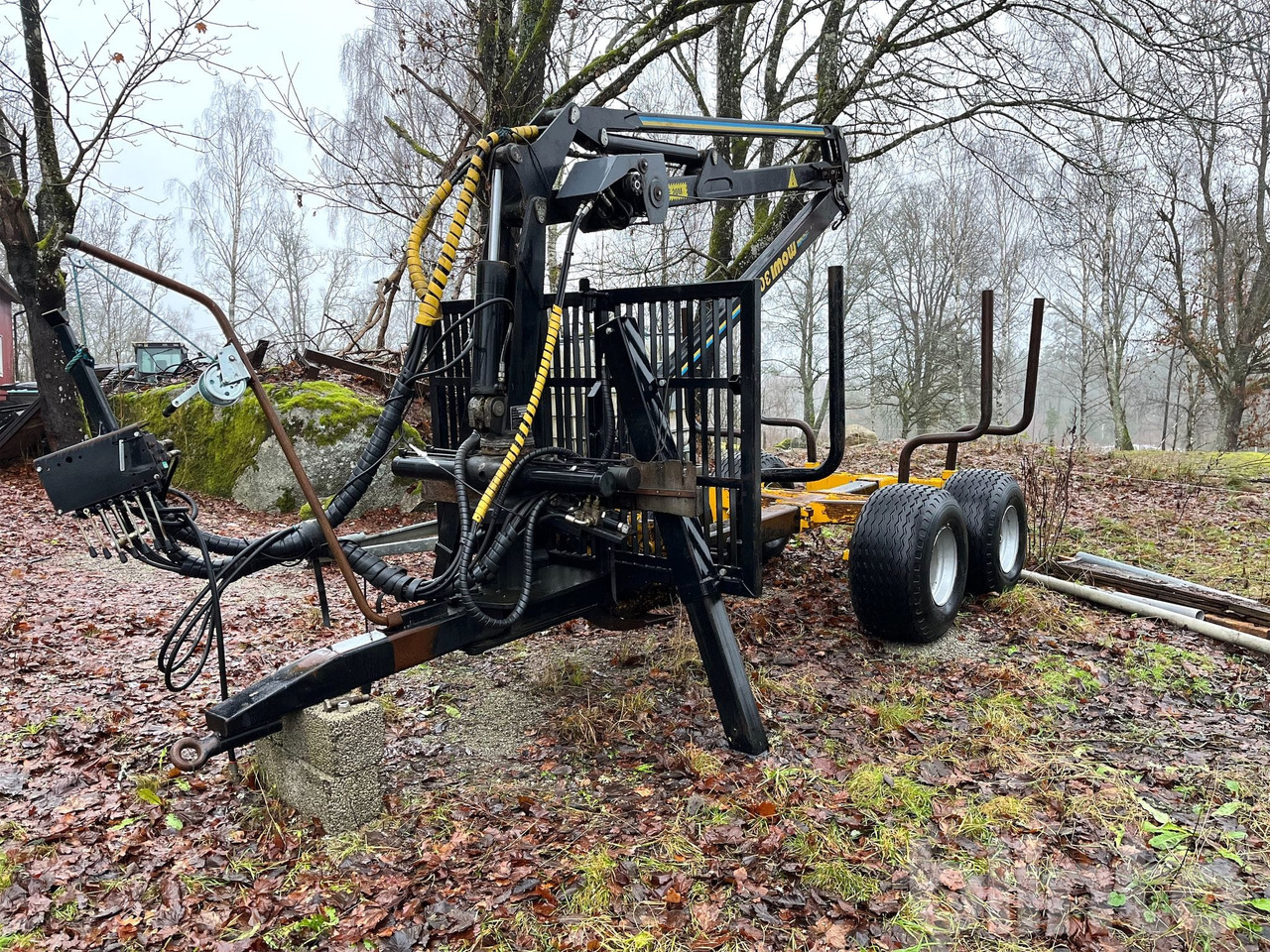 Moheda 9 ton - Remorque forestière: photos 1 Moheda 9 ton - Remorque forestière: photos 1