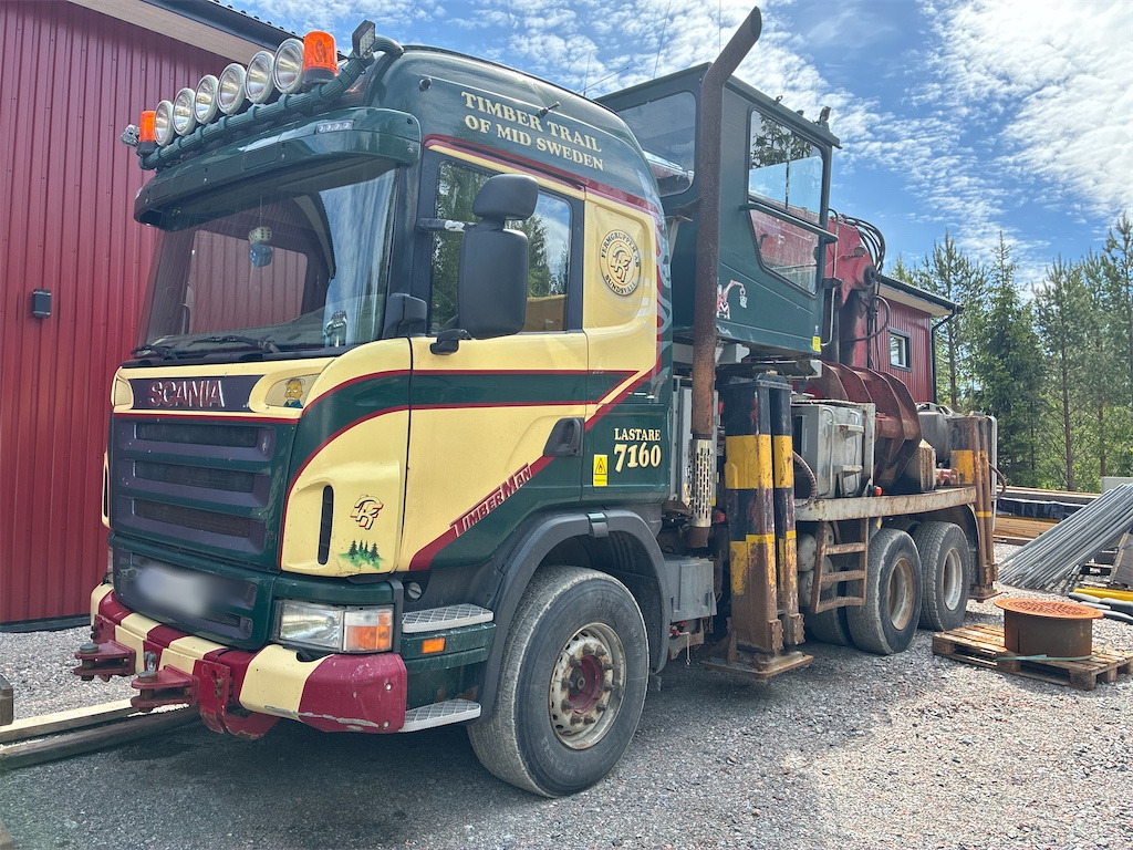 SCANIA G420CB6X4EHZ - Camion plateau, Camion grue: photos 1 SCANIA G420CB6X4EHZ - Camion plateau, Camion grue: photos 1