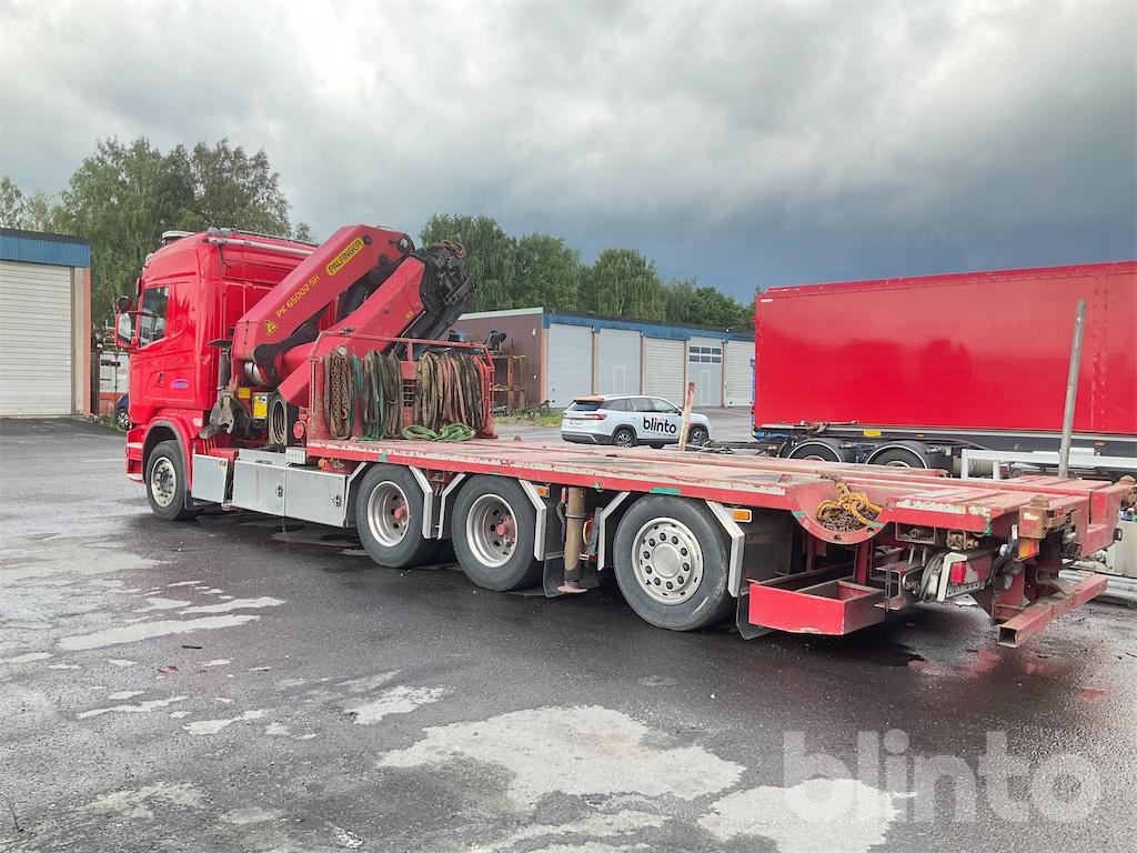 SCANIA R450 - Camion porte-conteneur/ Caisse mobile, Camion grue: photos 1 SCANIA R450 - Camion porte-conteneur/ Caisse mobile, Camion grue: photos 1
