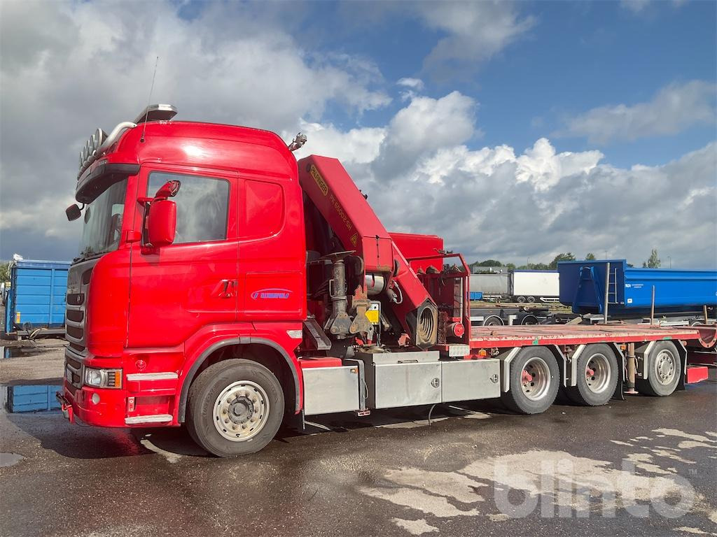 SCANIA R450 - Camion porte-conteneur/ Caisse mobile, Camion grue: photos 2 SCANIA R450 - Camion porte-conteneur/ Caisse mobile, Camion grue: photos 2
