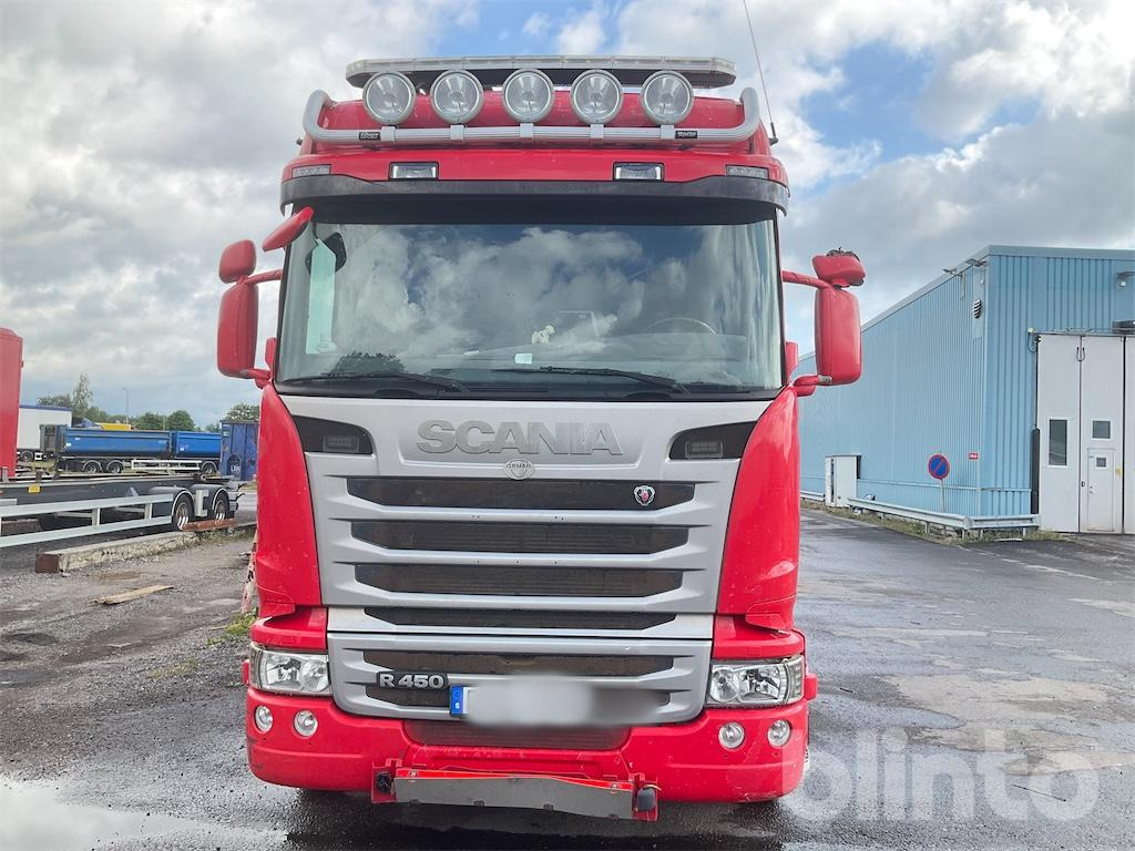 SCANIA R450 - Camion porte-conteneur/ Caisse mobile, Camion grue: photos 5 SCANIA R450 - Camion porte-conteneur/ Caisse mobile, Camion grue: photos 5