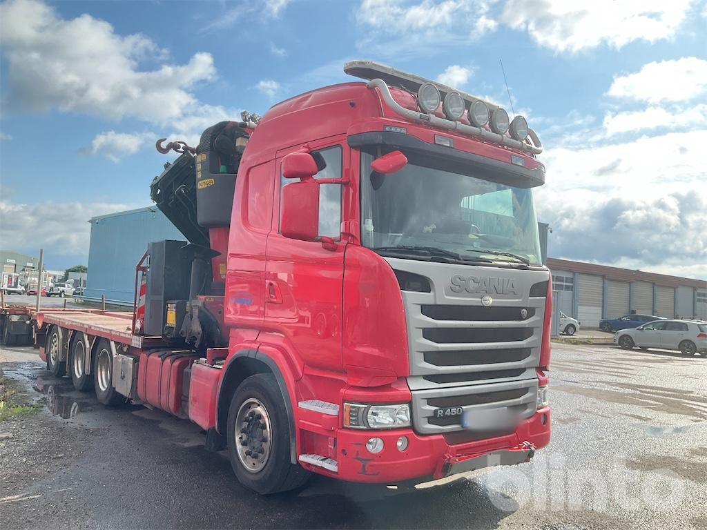 SCANIA R450 - Camion porte-conteneur/ Caisse mobile, Camion grue: photos 4 SCANIA R450 - Camion porte-conteneur/ Caisse mobile, Camion grue: photos 4