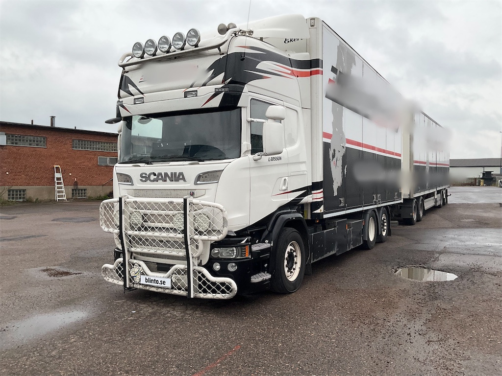 SCANIA R580 fjärrekipage - Camion fourgon: photos 1 SCANIA R580 fjärrekipage - Camion fourgon: photos 1