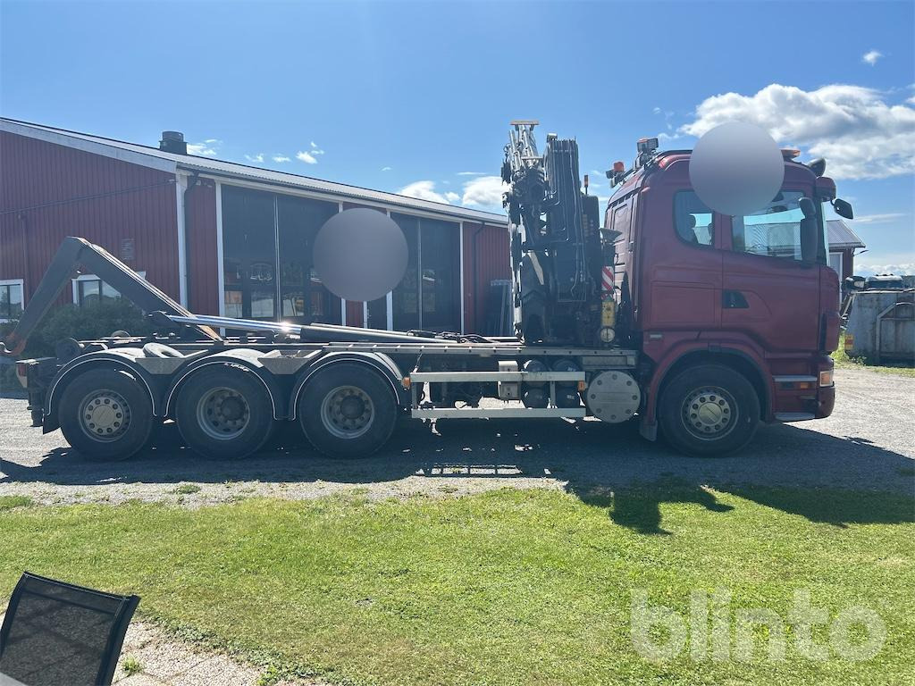 Scania R480L 8X4 - Camion ampliroll, Camion grue: photos 5 Scania R480L 8X4 - Camion ampliroll, Camion grue: photos 5