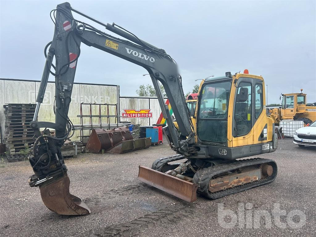 Volvo EC55B PRO - Rototilt - 6 Redskap - Pelle sur chenille: photos 1 Volvo EC55B PRO - Rototilt - 6 Redskap - Pelle sur chenille: photos 1