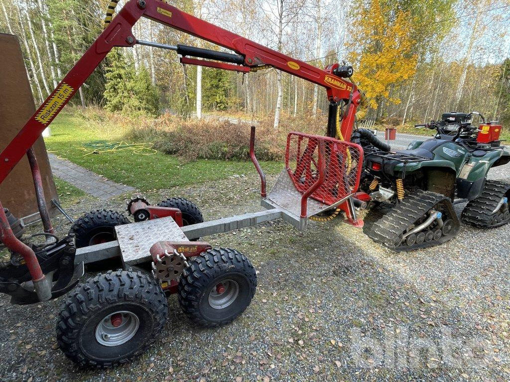 Quadricycle, Remorque forestière YAMAHA YFM700FGPWL: photos 6