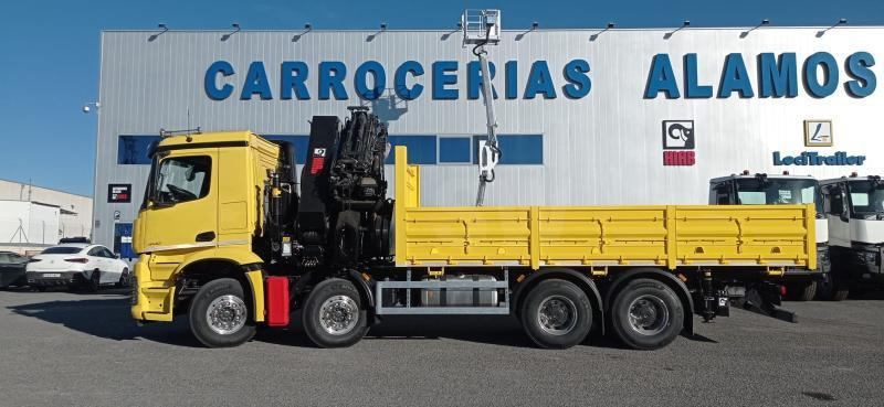 Mercedes Arocs 4140 - Camion plateau, Camion grue: photos 1 Mercedes Arocs 4140 - Camion plateau, Camion grue: photos 1