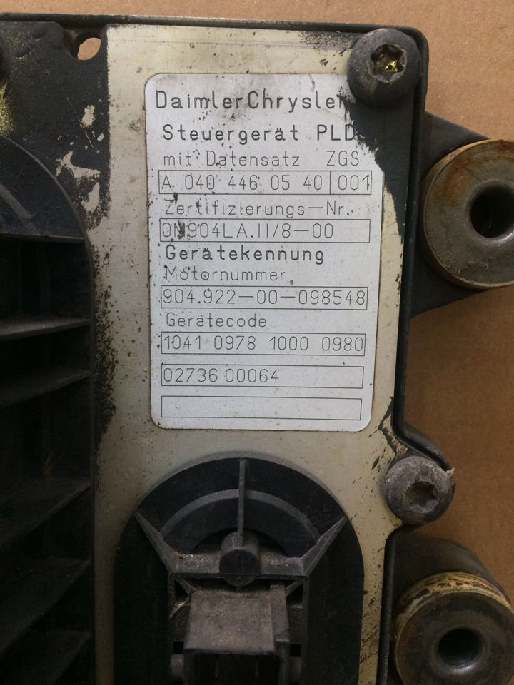 CENTRALINA MOTORE MERCEDES OM904LA.II/8 - VAR. 904.922 - Rif. A0404460540 - Bloc de gestion: photos 2 CENTRALINA MOTORE MERCEDES OM904LA.II/8 - VAR. 904.922 - Rif. A0404460540 - Bloc de gestion: photos 2