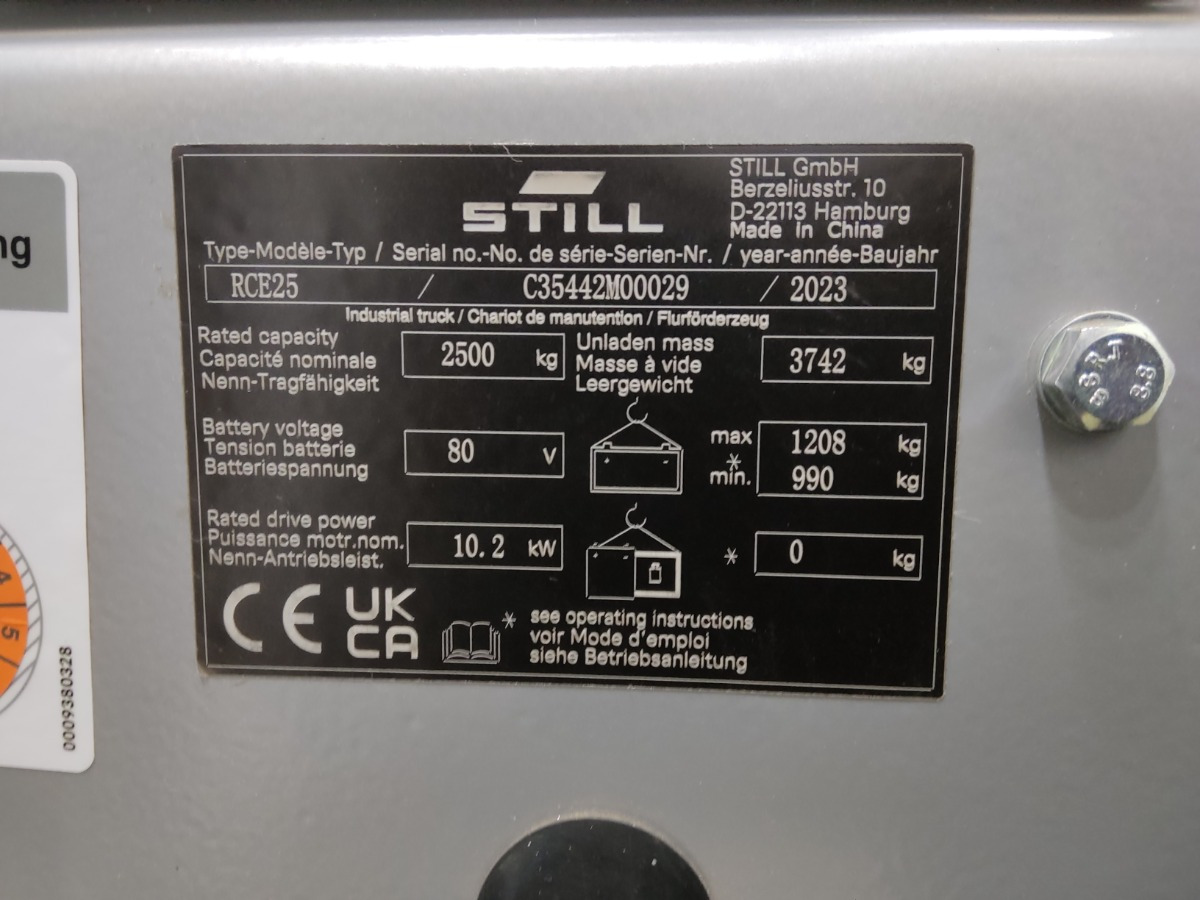Still RCE25 - Chariot élévateur électrique: photos 5 Still RCE25 - Chariot élévateur électrique: photos 5