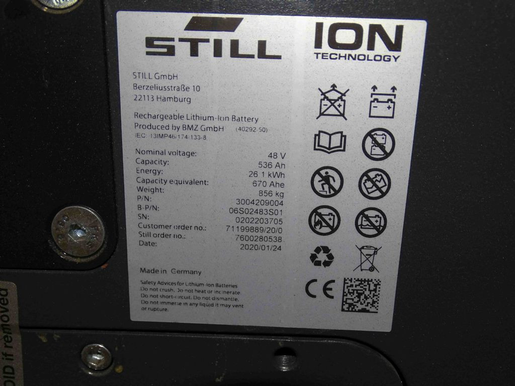 Still RX20-20P/LIION - Chariot élévateur électrique: photos 5 Still RX20-20P/LIION - Chariot élévateur électrique: photos 5