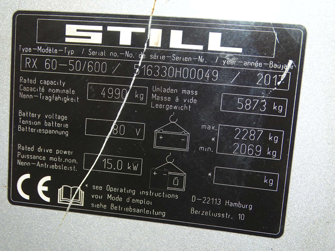 Still RX60-50/600 - Chariot élévateur électrique: photos 5 Still RX60-50/600 - Chariot élévateur électrique: photos 5