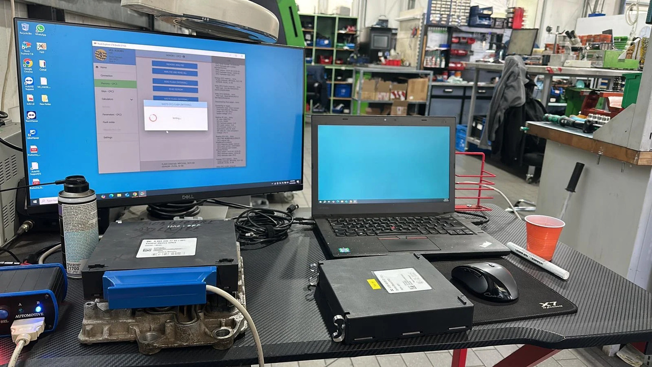 MERCEDES Actros Arocs Antos Axor ACM 2.1 A0004466754 Evo Euro Rom - Bloc de gestion pour Camion: photos 1 MERCEDES Actros Arocs Antos Axor ACM 2.1 A0004466754 Evo Euro Rom - Bloc de gestion pour Camion: photos 1