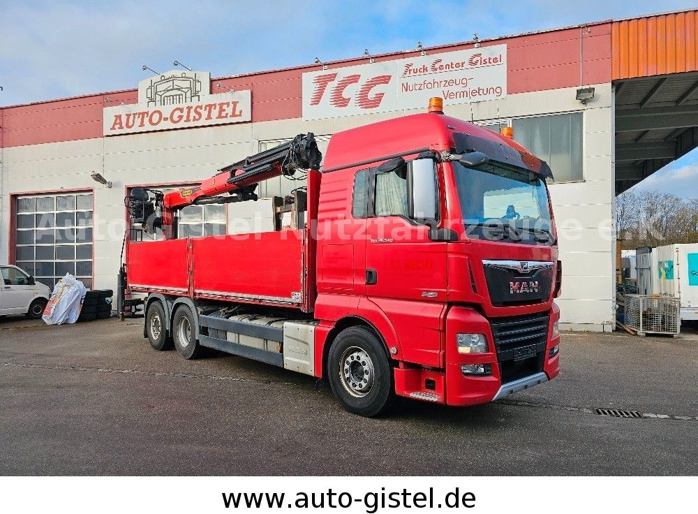 MAN MAN TGX 26.540 6x2LL Palfinger 20.501 L *Motor Neu - Camion plateau, Camion grue: photos 1 MAN MAN TGX 26.540 6x2LL Palfinger 20.501 L *Motor Neu - Camion plateau, Camion grue: photos 1