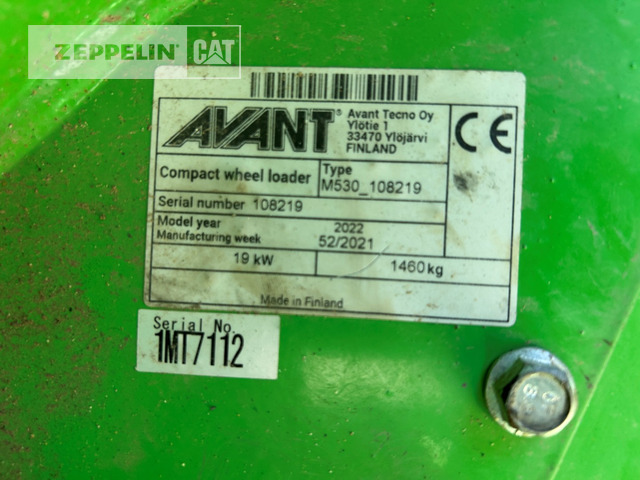 Avant Tecno 530 - Chargeuse sur pneus: photos 5 Avant Tecno 530 - Chargeuse sur pneus: photos 5