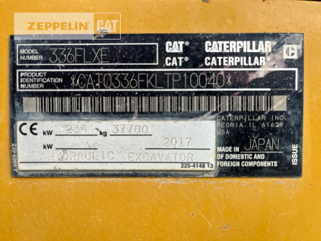 Cat 336FLNXE - Pelle sur chenille: photos 2 Cat 336FLNXE - Pelle sur chenille: photos 2
