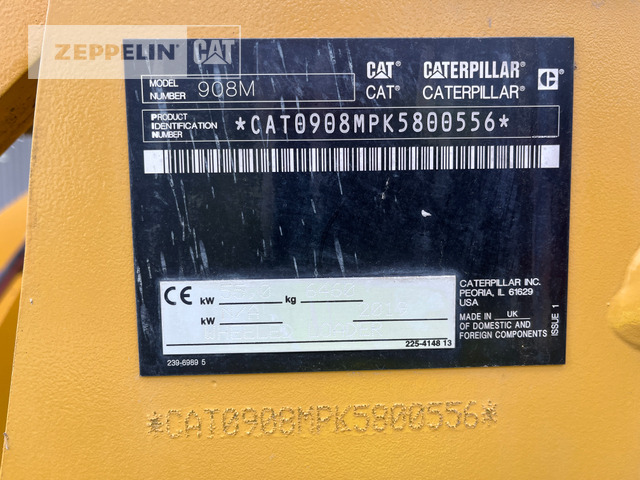 Cat 908M - Chargeuse sur pneus: photos 2 Cat 908M - Chargeuse sur pneus: photos 2