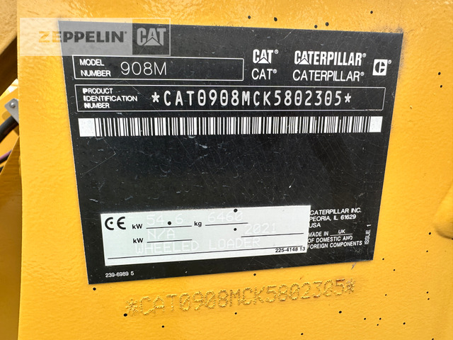 Cat 908M - Chargeuse sur pneus: photos 5 Cat 908M - Chargeuse sur pneus: photos 5