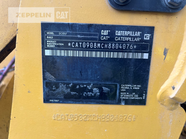 Cat 908M - Chargeuse sur pneus: photos 2 Cat 908M - Chargeuse sur pneus: photos 2