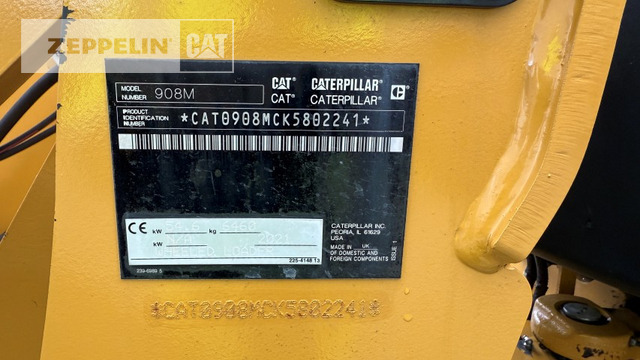 Cat 908M - Chargeuse sur pneus: photos 5 Cat 908M - Chargeuse sur pneus: photos 5