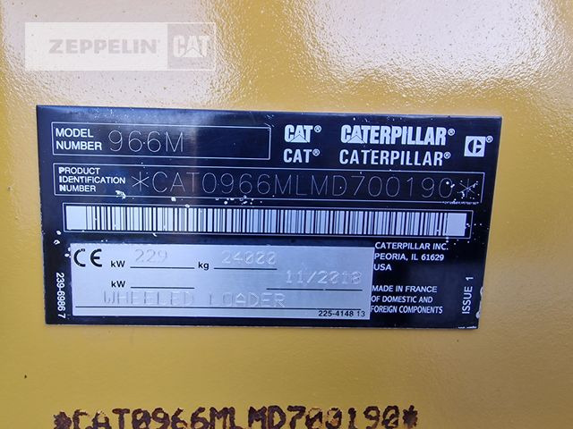 Cat 966M - Chargeuse sur pneus: photos 2 Cat 966M - Chargeuse sur pneus: photos 2