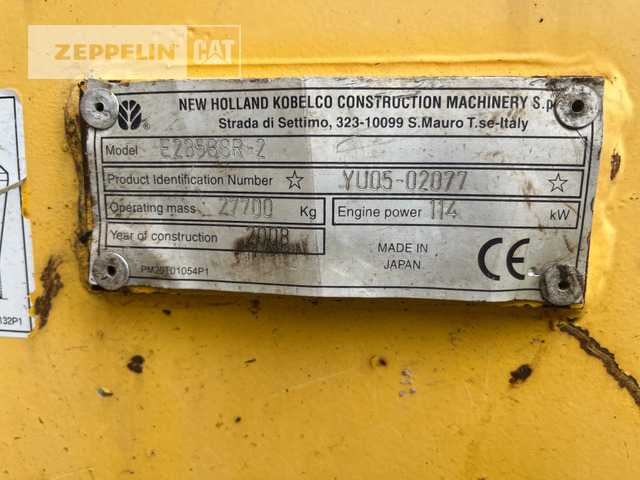 Pelle sur chenille New Holland E235: photos 10