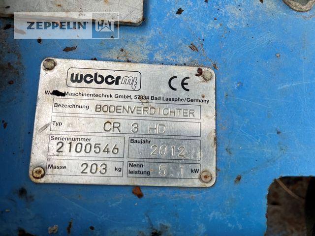 Weber CR-3HD - Plaque vibrante: photos 2 Weber CR-3HD - Plaque vibrante: photos 2