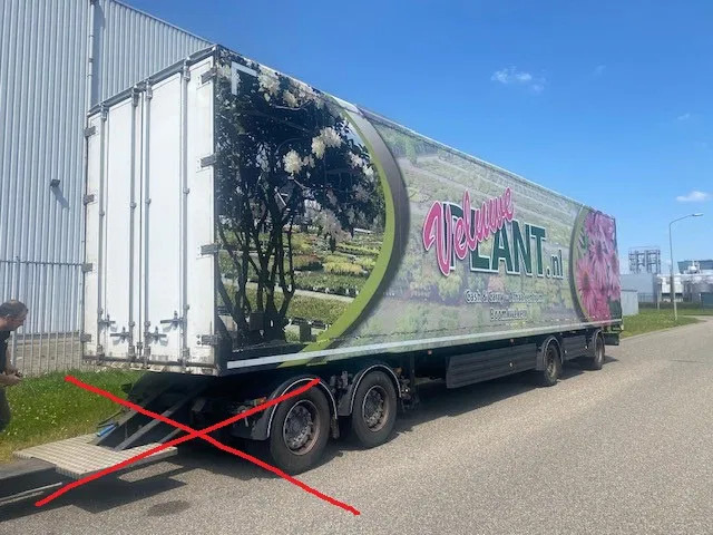 Vogelzang mega bloemenplanten oplegger gestuurd, doorlading en achterdeuren en laadklep , 280 hoog inw - Semi-remorque fourgon: photos 1 Vogelzang mega bloemenplanten oplegger gestuurd, doorlading en achterdeuren en laadklep , 280 hoog inw - Semi-remorque fourgon: photos 1