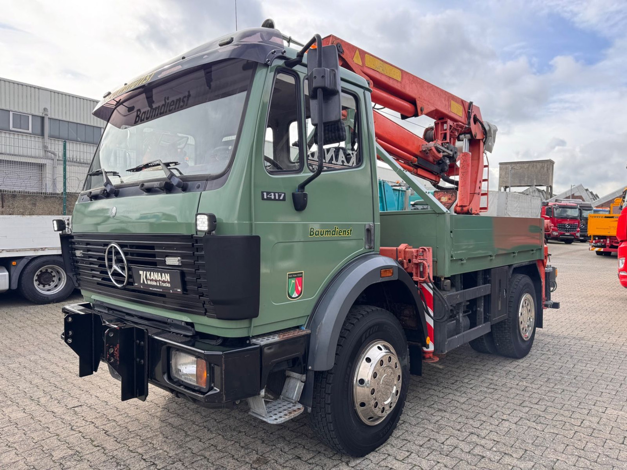 Mercedes-Benz 1417 AK Allrad Palfinger Montagekran 17,7m 64TKM - Camion grue: photos 2 Mercedes-Benz 1417 AK Allrad Palfinger Montagekran 17,7m 64TKM - Camion grue: photos 2