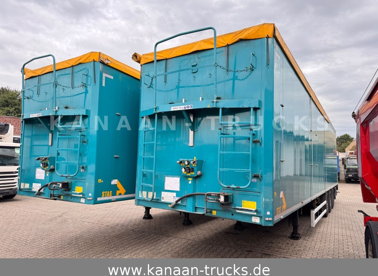 Stas S 300 ZX Walkingfloor Schubboden 2 x Vorhanden - Semi-remorque à fond mouvant: photos 1 Stas S 300 ZX Walkingfloor Schubboden 2 x Vorhanden - Semi-remorque à fond mouvant: photos 1