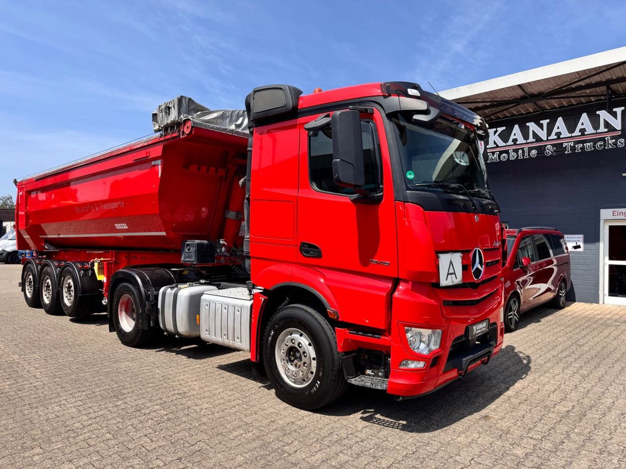 Mercedes-Benz 1846 Actros LS Kipphydraulik Alcoa - Tracteur routier: photos 1 Mercedes-Benz 1846 Actros LS Kipphydraulik Alcoa - Tracteur routier: photos 1